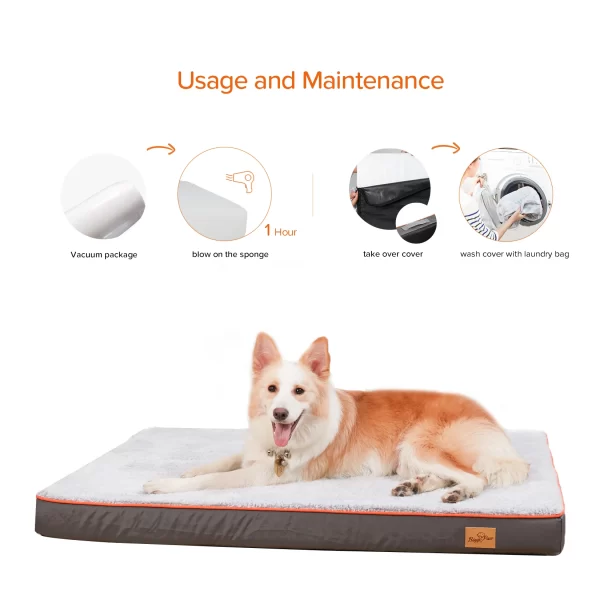 Memory Foam Pet Bed - Image 13